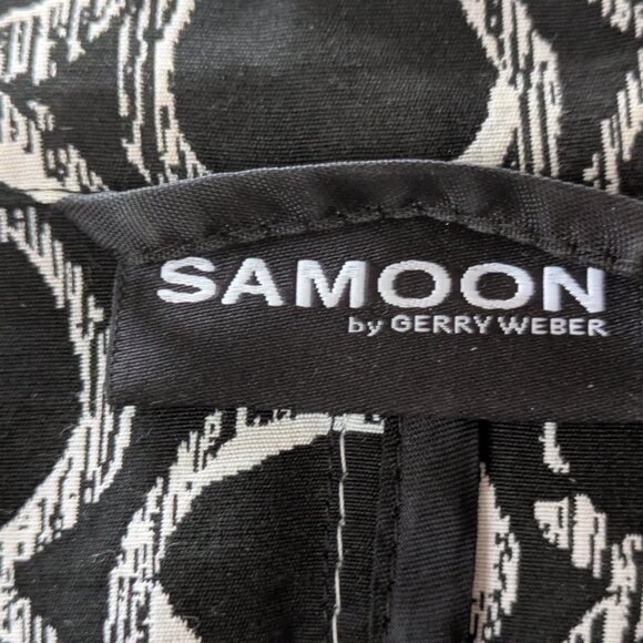 Vintage-Style Floral Embroidered Jacket – Long Sleeve Black Coat - Picture 6 of 6